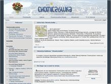 Tablet Screenshot of naszachomiczowka.pl